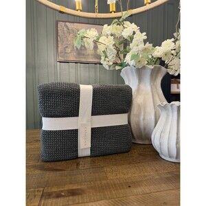 King Plus Textured Waffle Coverlet Olive Green - Casaluna NEW